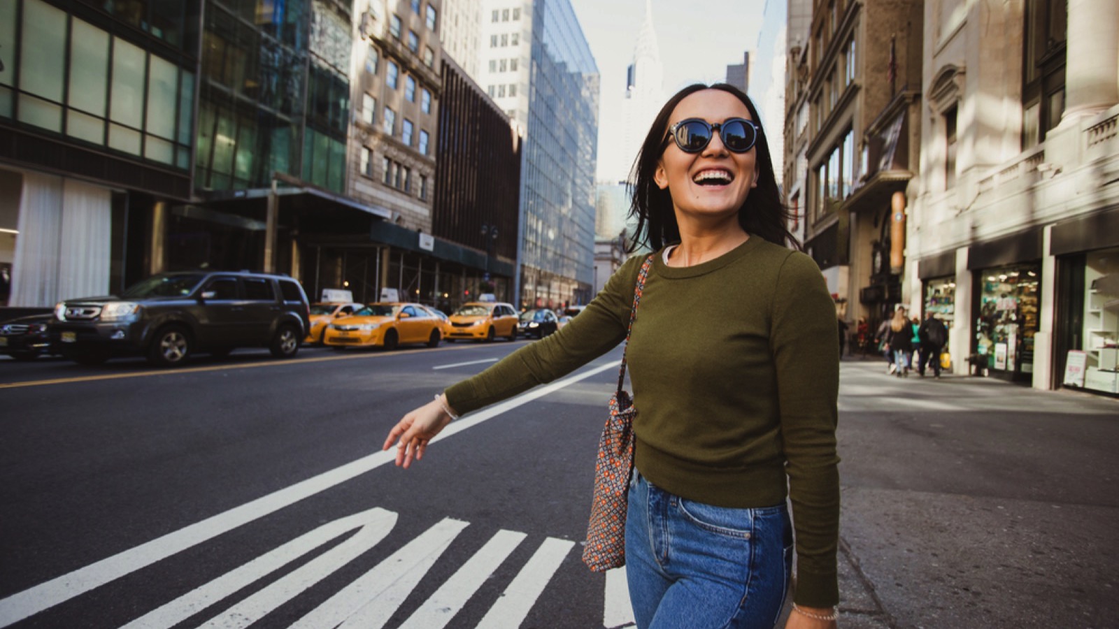 Tourist woman in NewYork